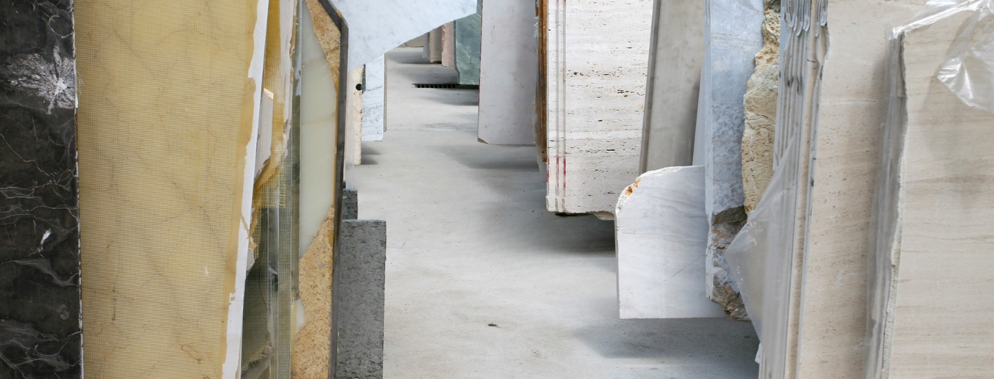 Material slabs and supply network